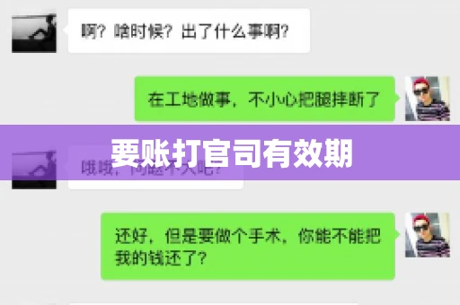 要账打官司有效期