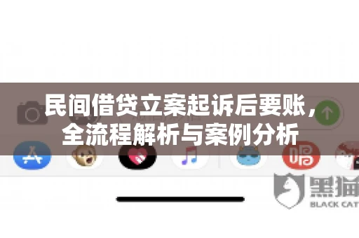 民间借贷立案起诉后要账，全流程解析与案例分析