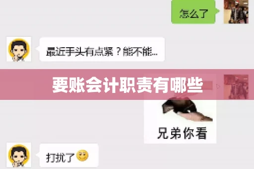 要账会计职责有哪些