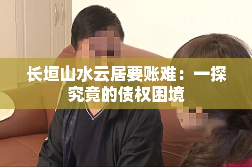 长垣山水云居要账难：一探究竟的债权困境