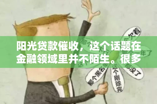 阳光贷款催收，这个话题在金融领域里并不陌生。很多人在贷款过程中，都可能遇到催收的情况。那么，阳光贷款催收是哪个公司呢？今天，我们就来聊聊这个话题。